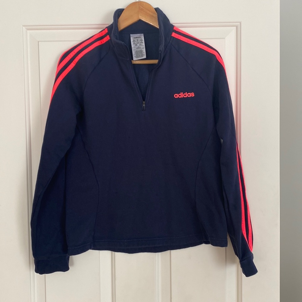 Womens adidas half zip sweatshirt